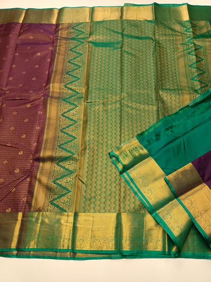 KANCHIPURAM SEMI SILK SAREE