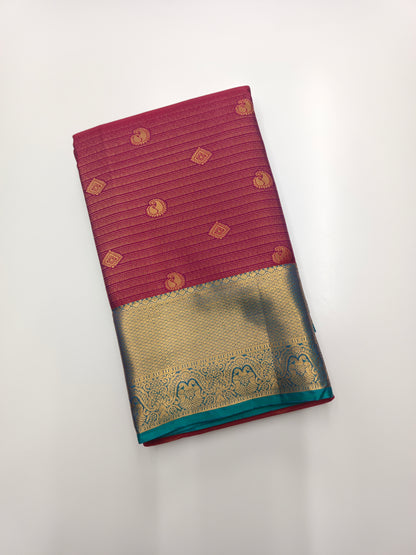 KANCHIPURAM SEMI SILK SAREE