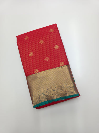 KANCHIPURAM SEMI SILK SAREE