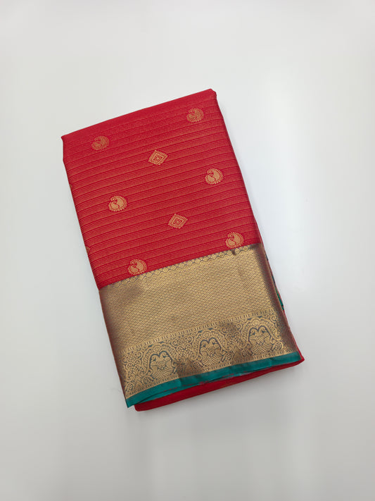 KANCHIPURAM SEMI SILK SAREE
