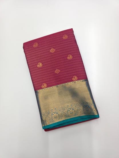 KANCHIPURAM SEMI SILK SAREE
