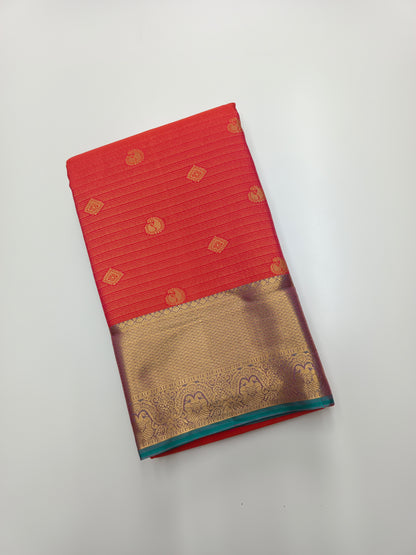 KANCHIPURAM SEMI SILK SAREE