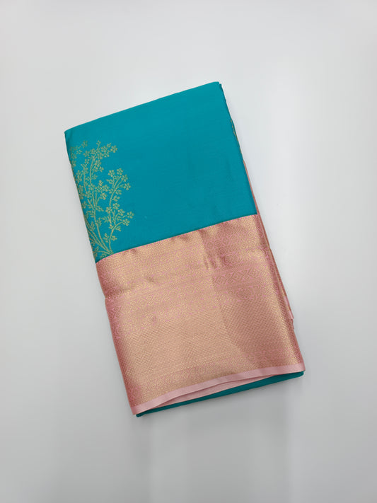 KANCHIPURAM SEMI SILK SAREE