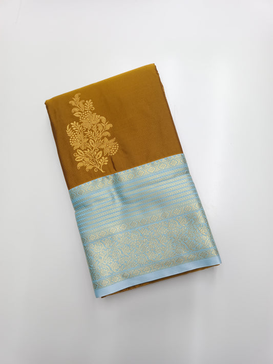 KANCHIPURAM SEMI SILK SAREE