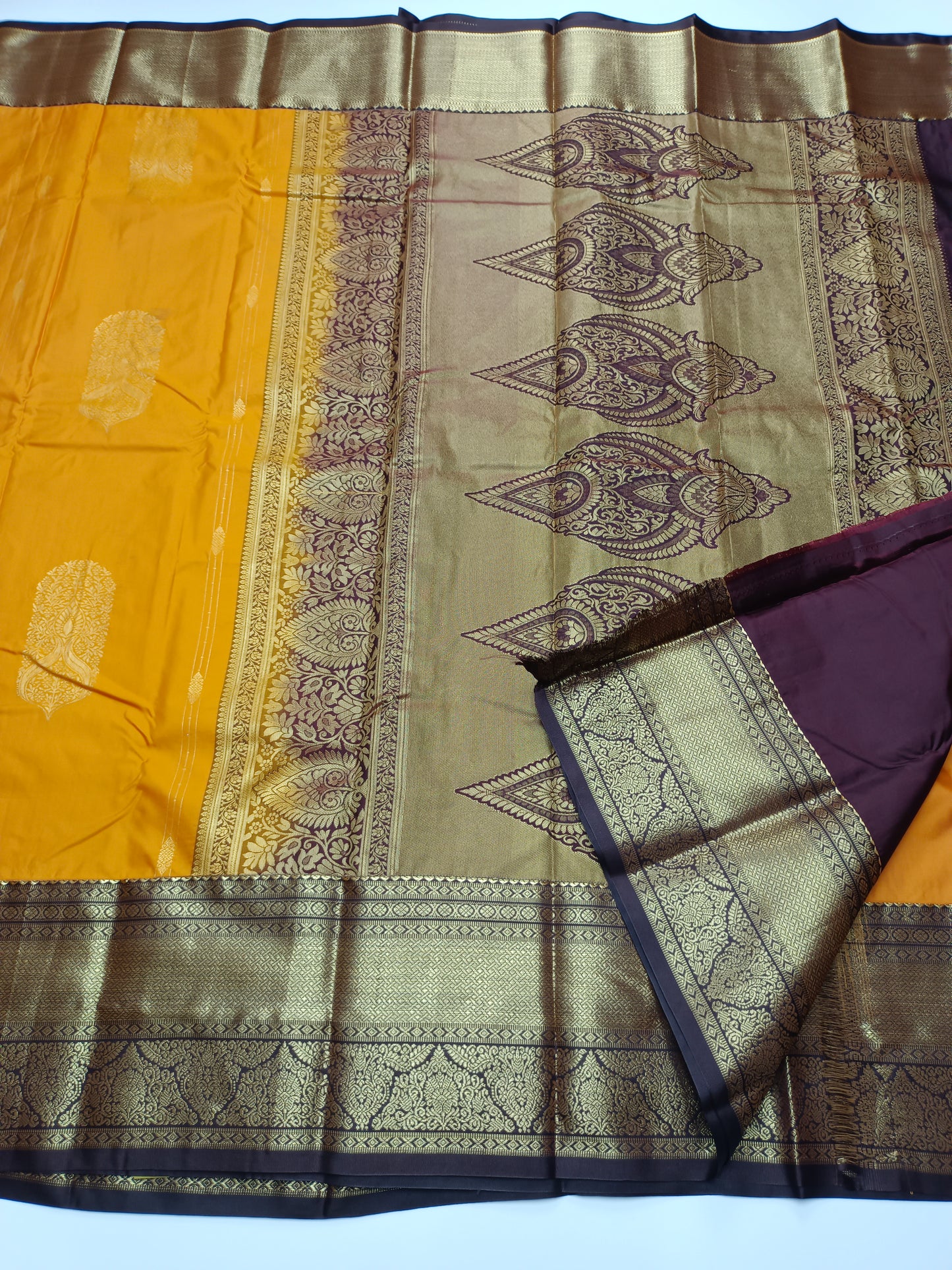 KANCHIPURAM SEMI SILK SAREE