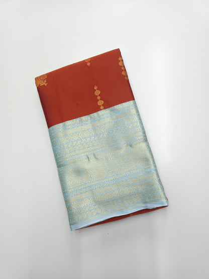 KANCHIPURAM SEMI SILK SAREE