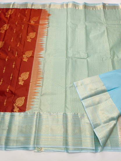 KANCHIPURAM SEMI SILK SAREE