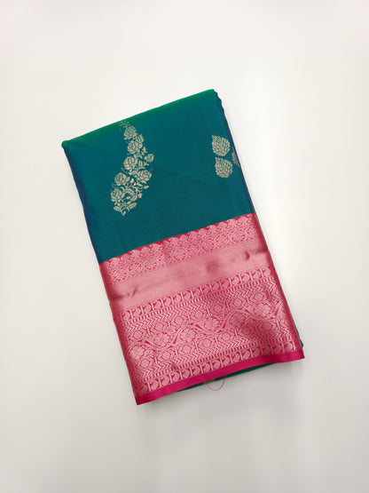 KANCHIPURAM SEMI SILK SAREE