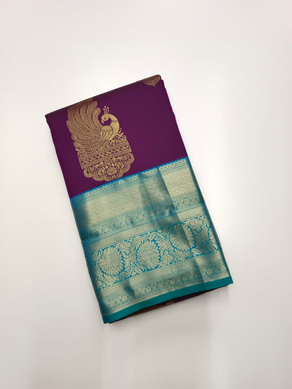 KANCHIPURAM SEMI SILK SAREE
