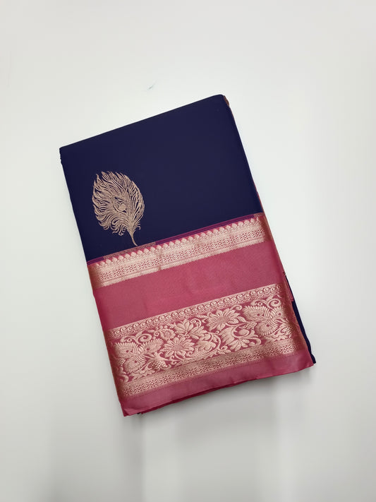 KANCHIPURAM SEMI SILK SAREE