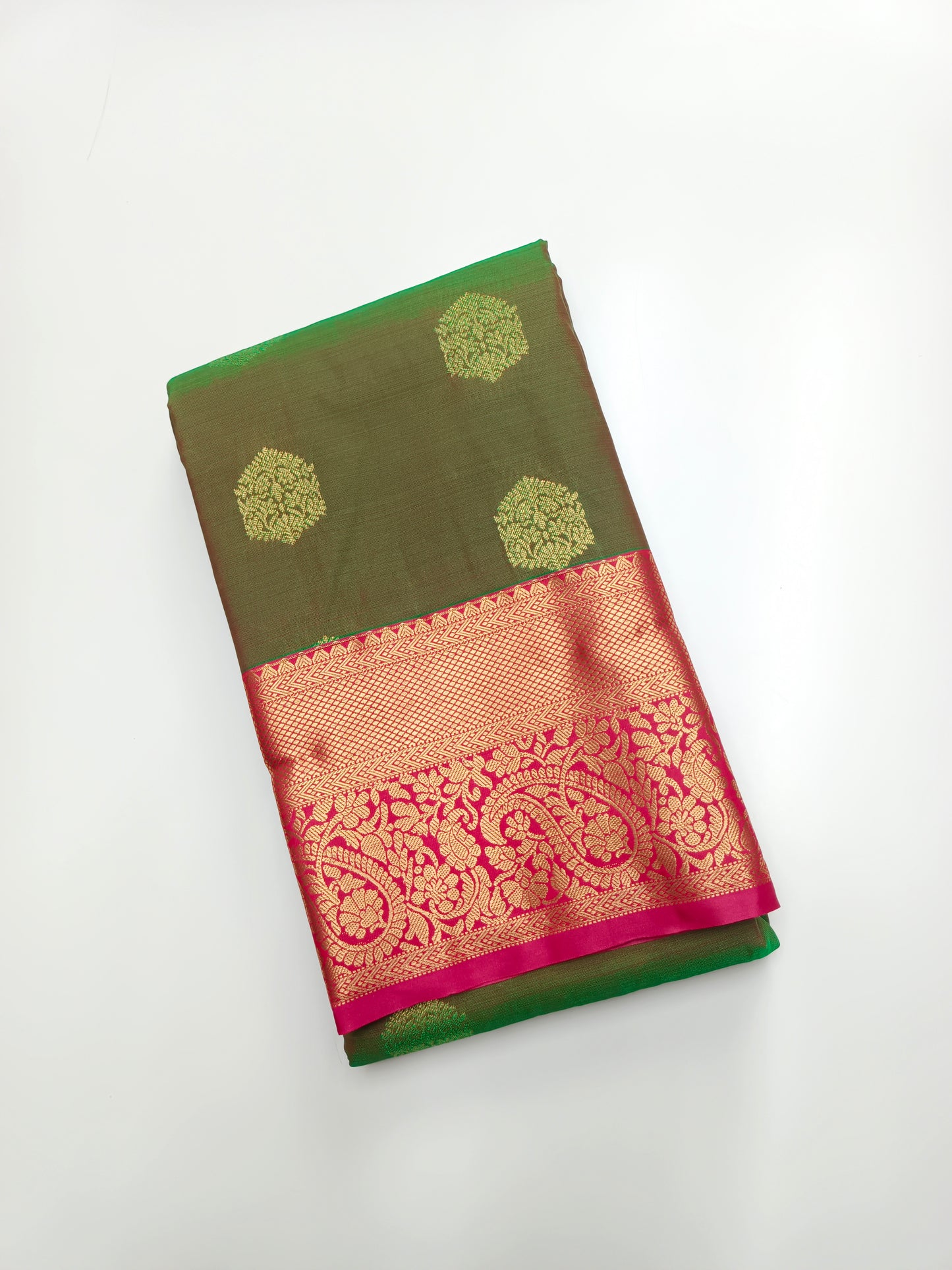 KANCHIPURAM SEMI SILK SAREE
