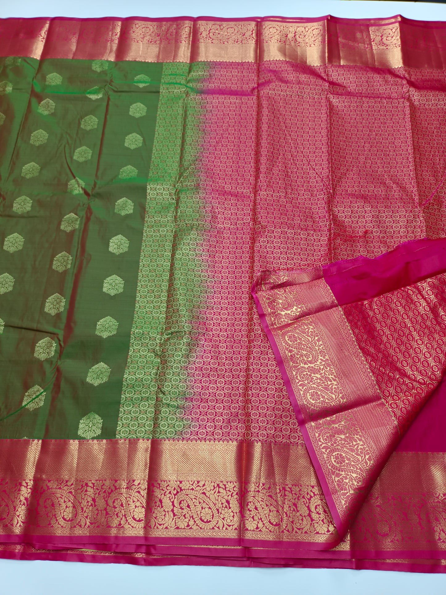 KANCHIPURAM SEMI SILK SAREE