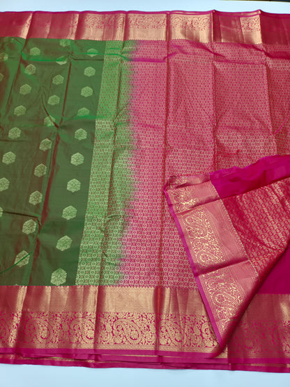 KANCHIPURAM SEMI SILK SAREE