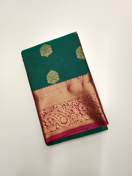 KANCHIPURAM SEMI SILK SAREE