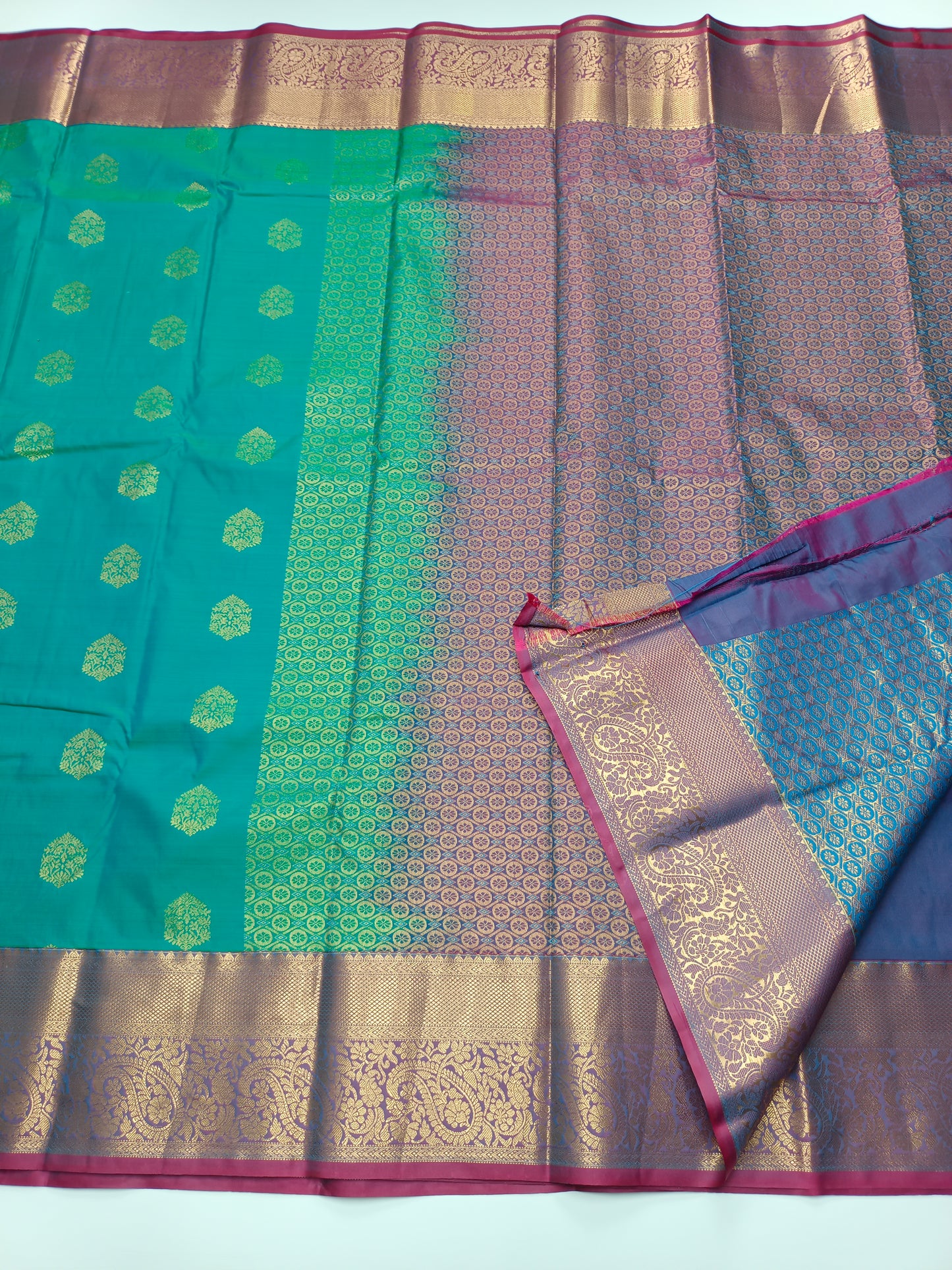 KANCHIPURAM SEMI SILK SAREE