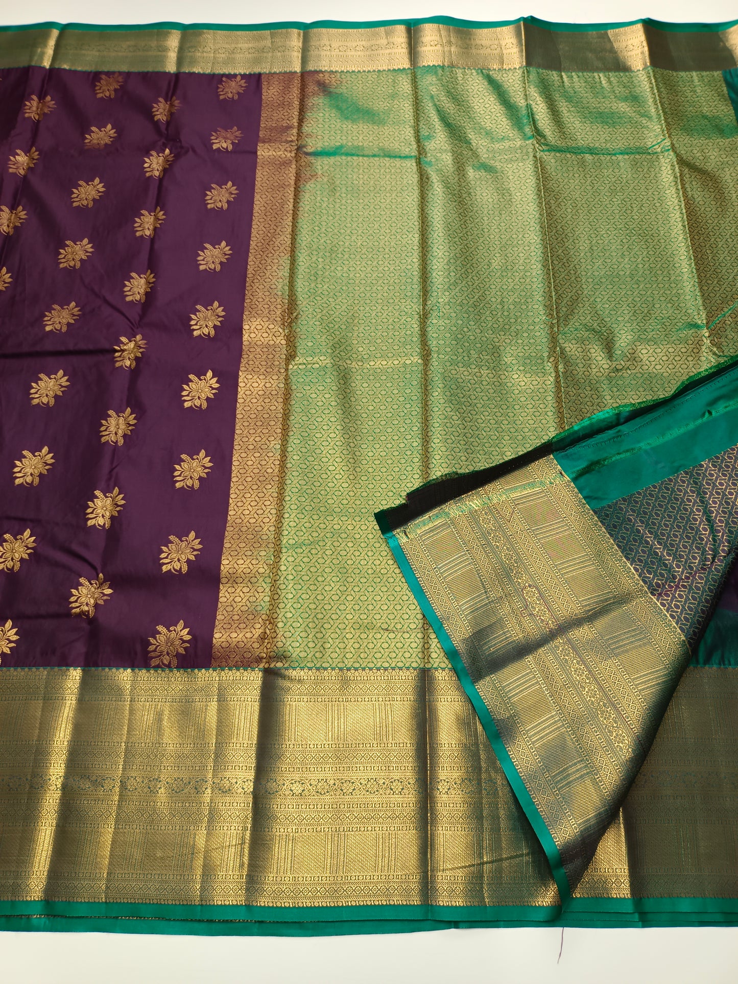 KANCHIPURAM SEMI SILK SAREE