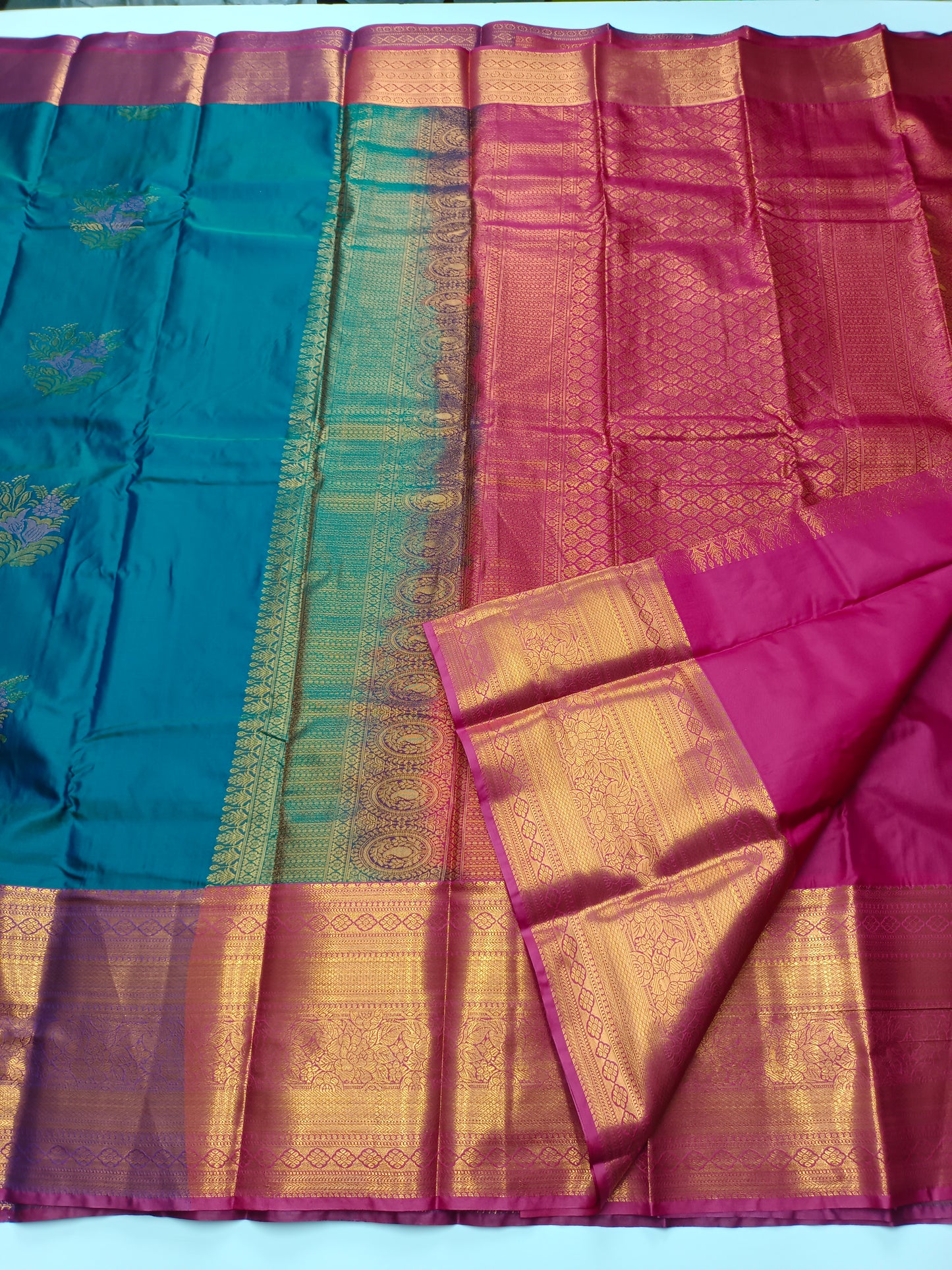 KANCHIPURAM SEMI SILK SAREE