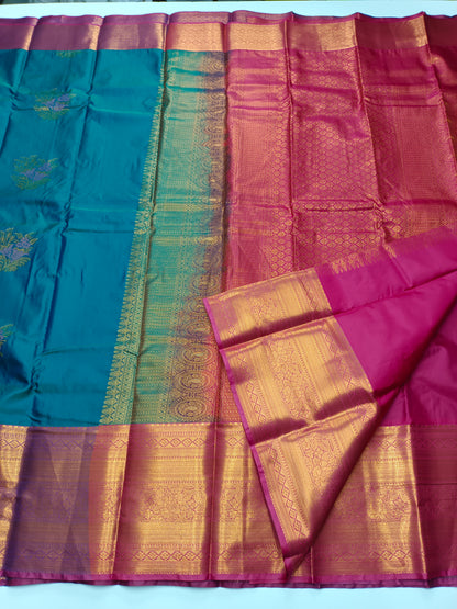 KANCHIPURAM SEMI SILK SAREE