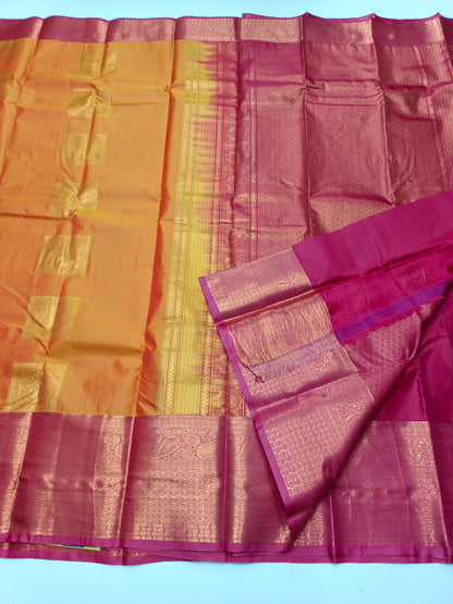 KANCHIPURAM SEMI SILK SAREE