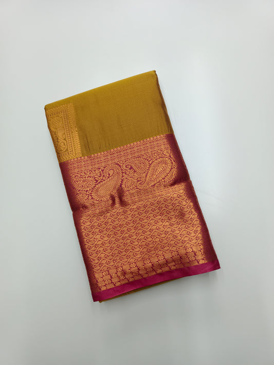 KANCHIPURAM SEMI SILK SAREE
