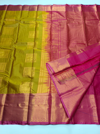 KANCHIPURAM SEMI SILK SAREE