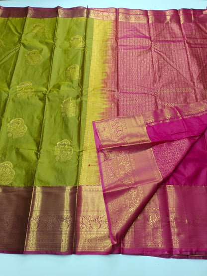 KANCHIPURAM SEMI SILK SAREE