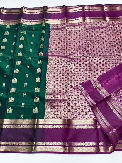 KANCHIPURAM SEMI SILK SAREE