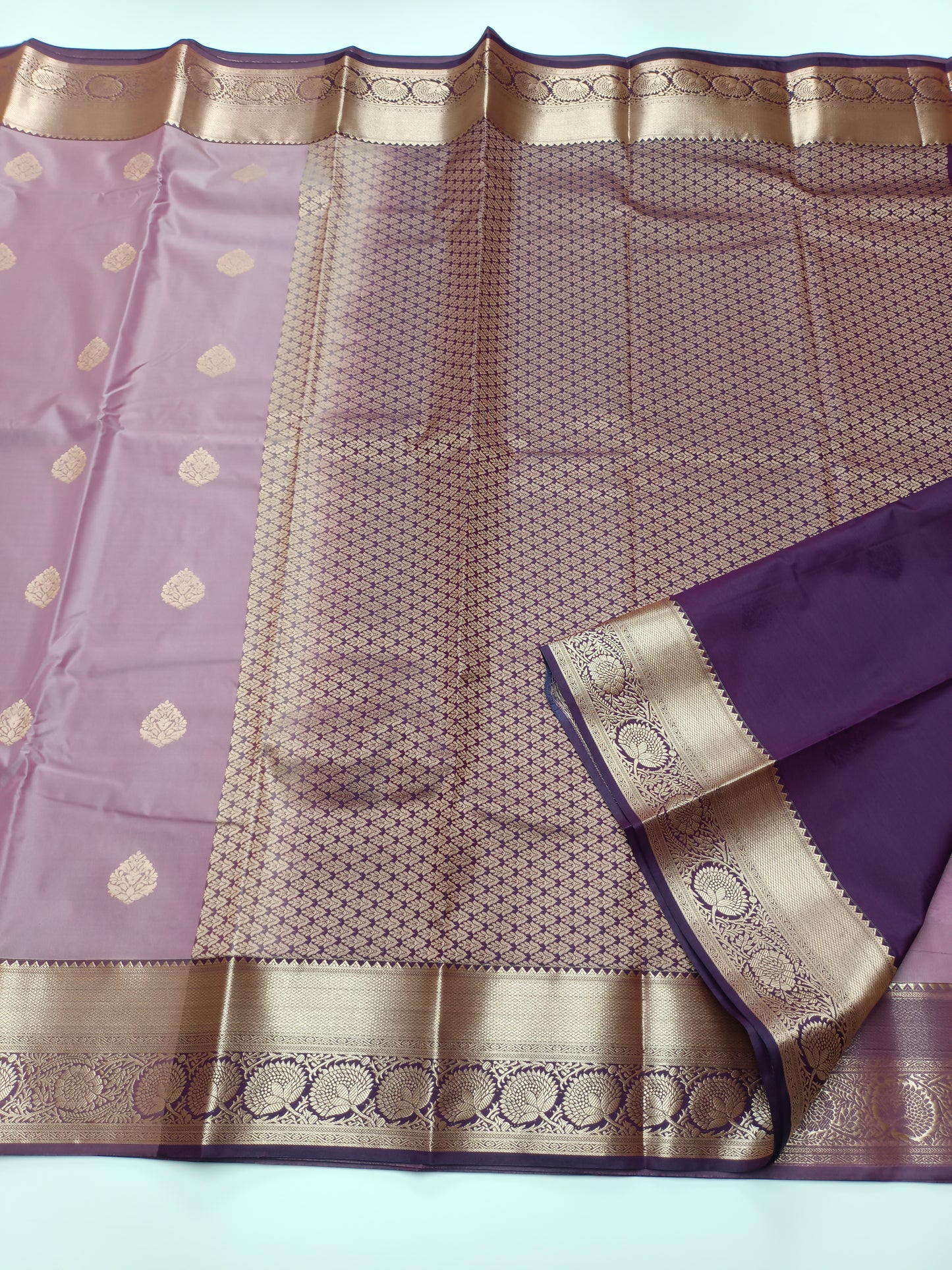 KANCHIPURAM SEMI SILK SAREE