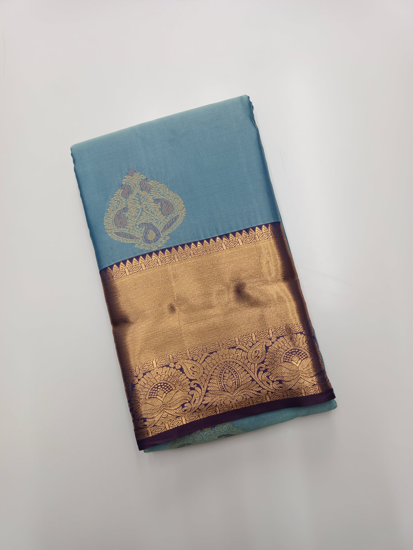 KANCHIPURAM SEMI SILK SAREE