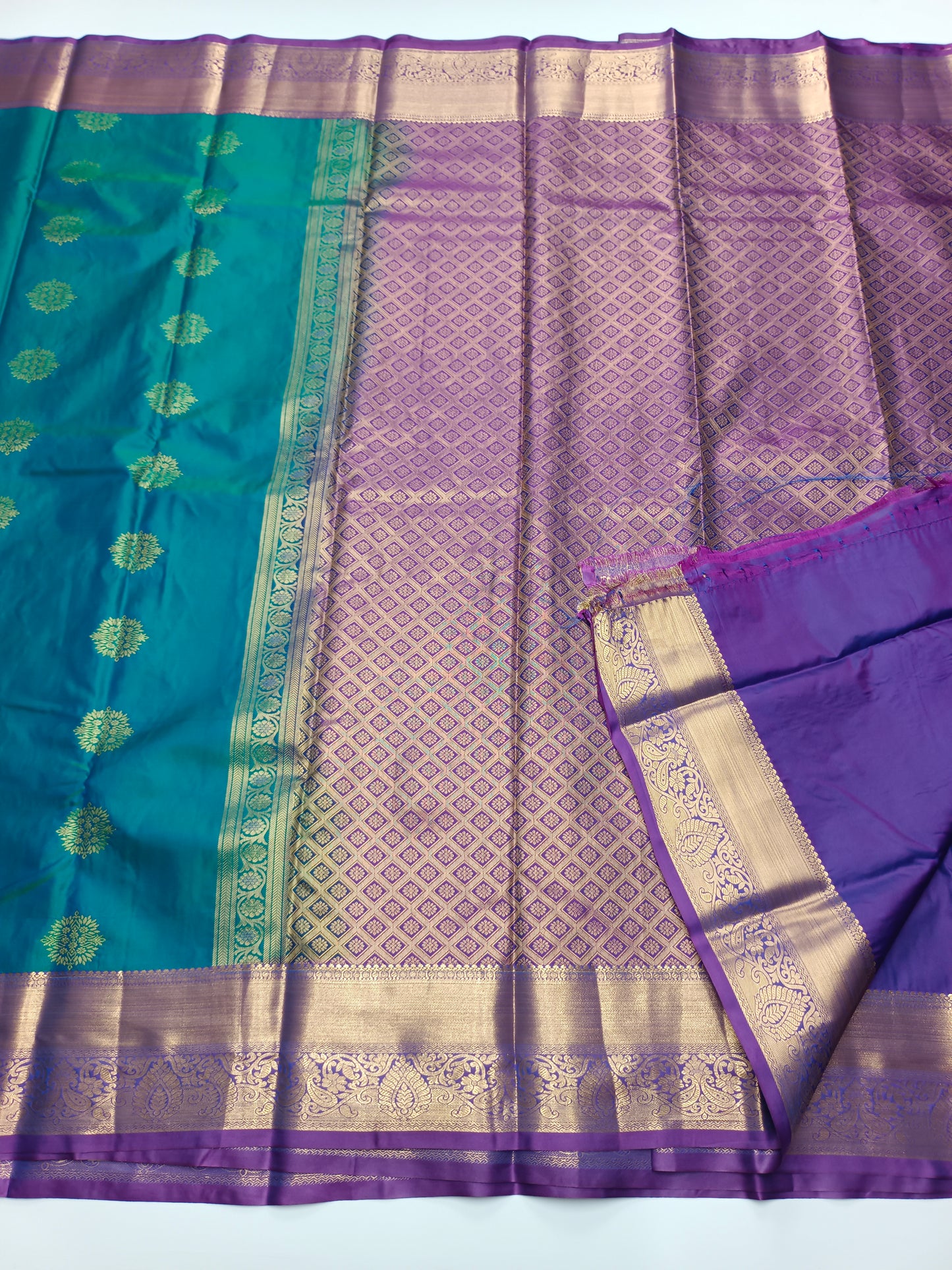 KANCHIPURAM SEMI SILK SAREE