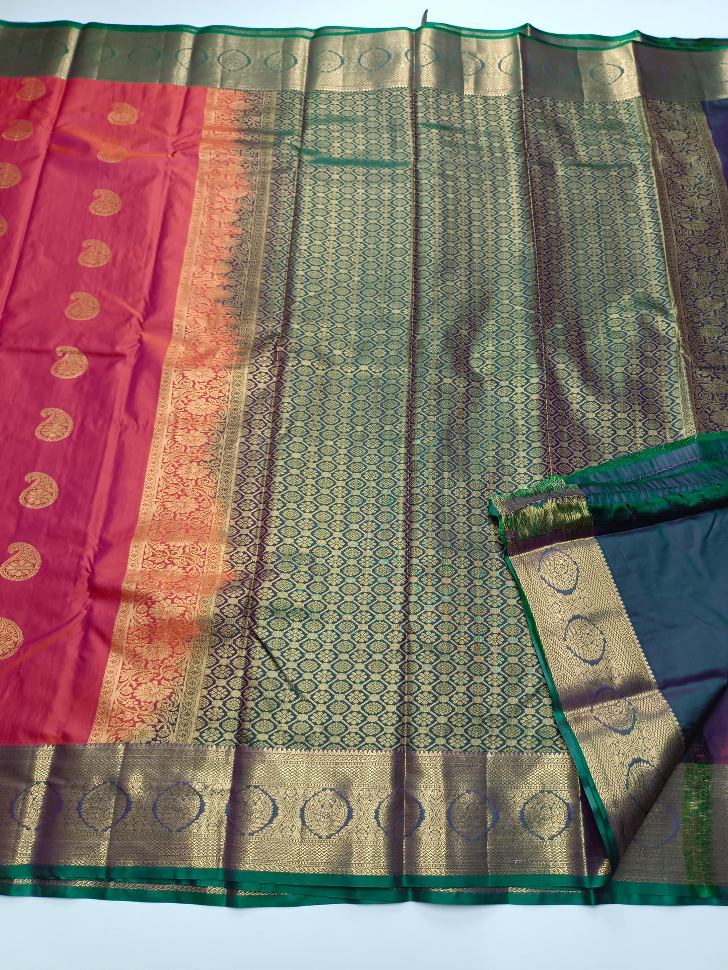 KANCHIPURAM SEMI SILK SAREE