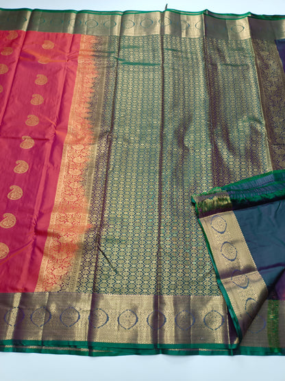 KANCHIPURAM SEMI SILK SAREE