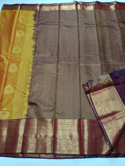 KANCHIPURAM SEMI SILK SAREE
