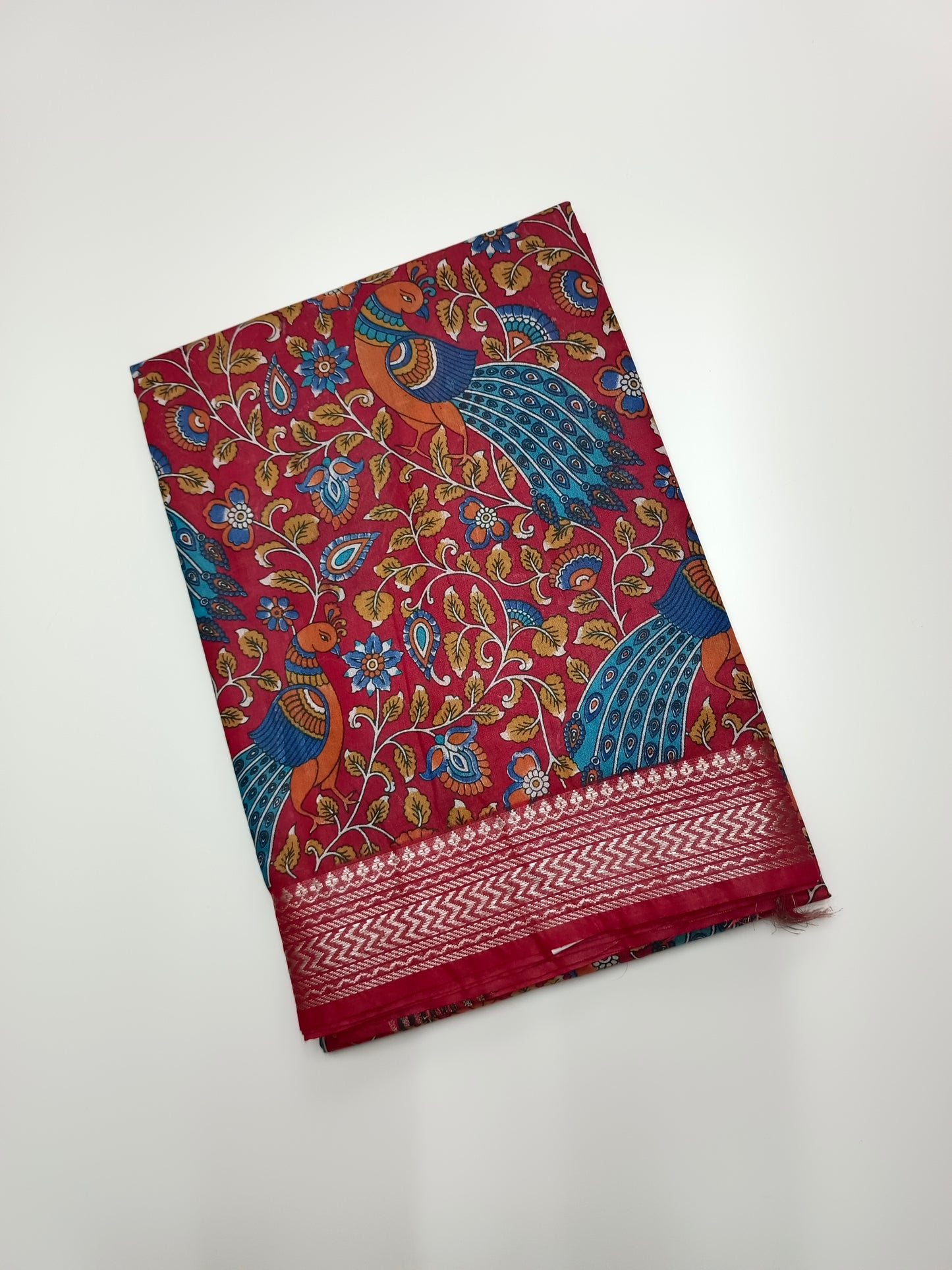FANCY MAHESHWARI PRINTED BHAGALPURI SAREE