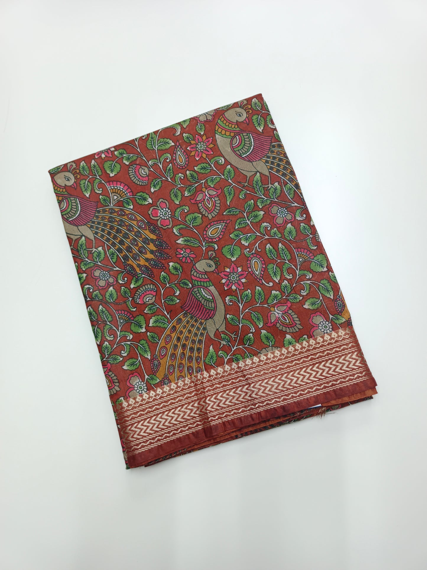 FANCY MAHESHWARI PRINTED BHAGALPURI SAREE
