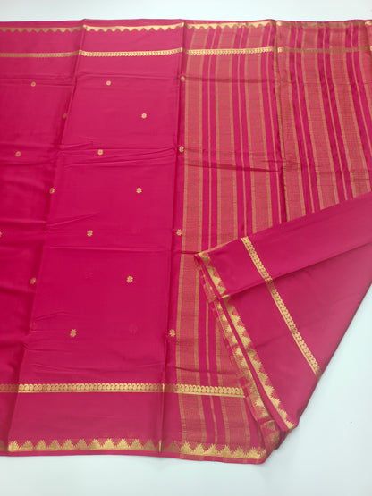 FANCY SEMI CREPE SILK SAREE