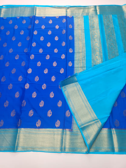 FANCY SEMI CREPE SILK SAREE