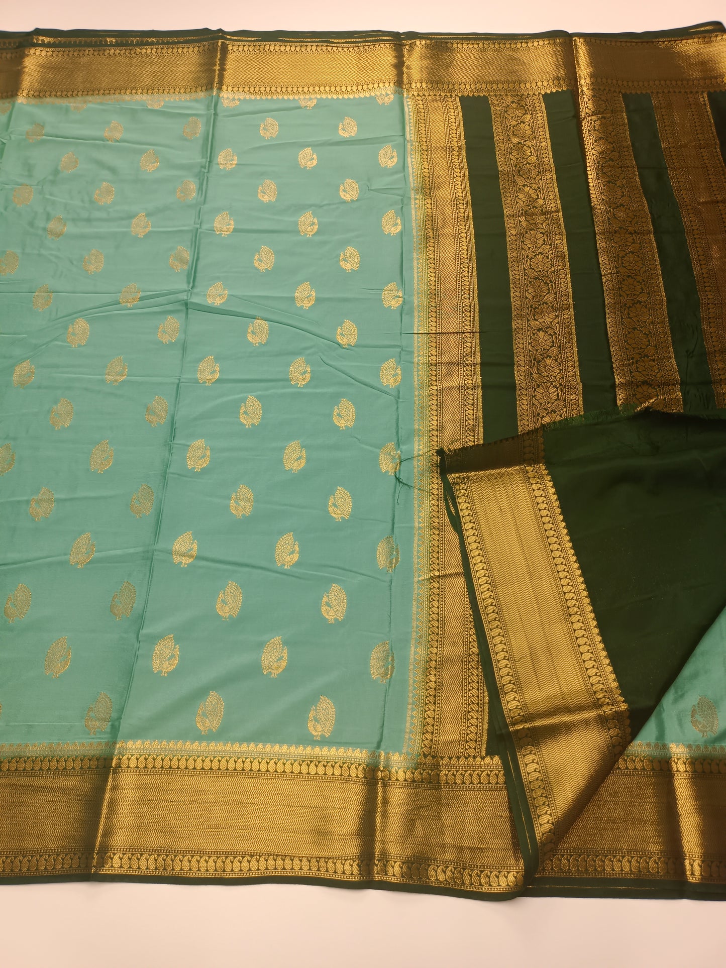 FANCY SEMI CREPE SILK SAREE