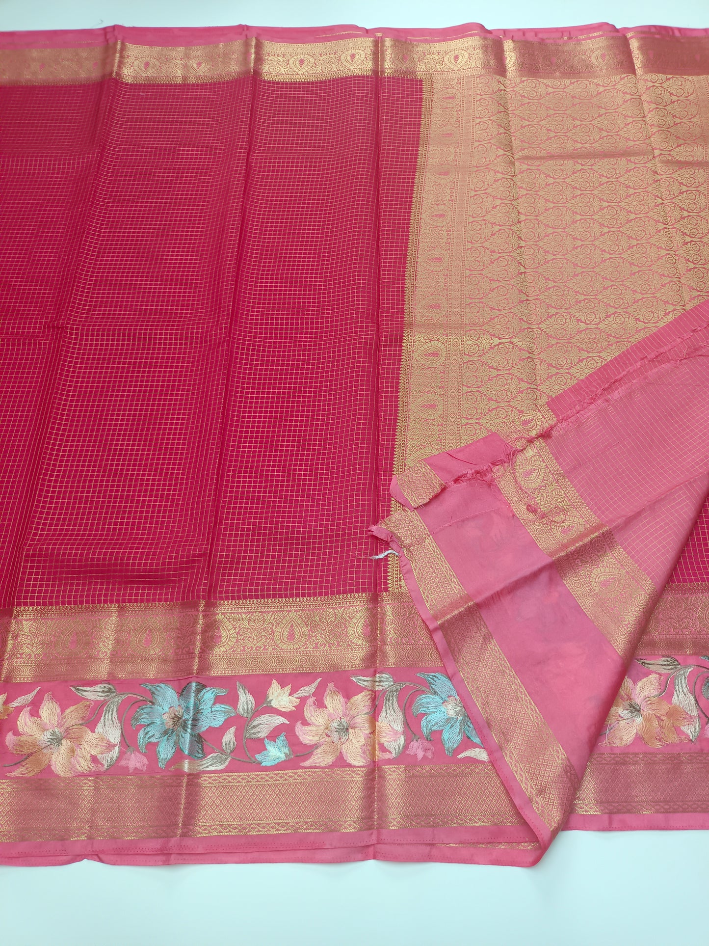 FANCY SEMI CREPE SILK SAREE