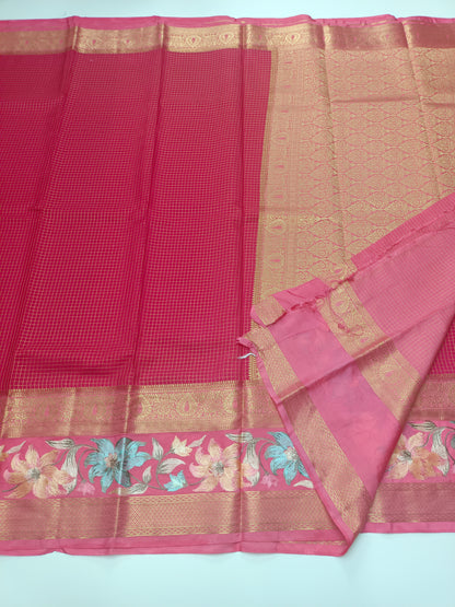 FANCY SEMI CREPE SILK SAREE