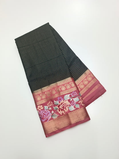 FANCY SEMI CREPE SILK SAREE