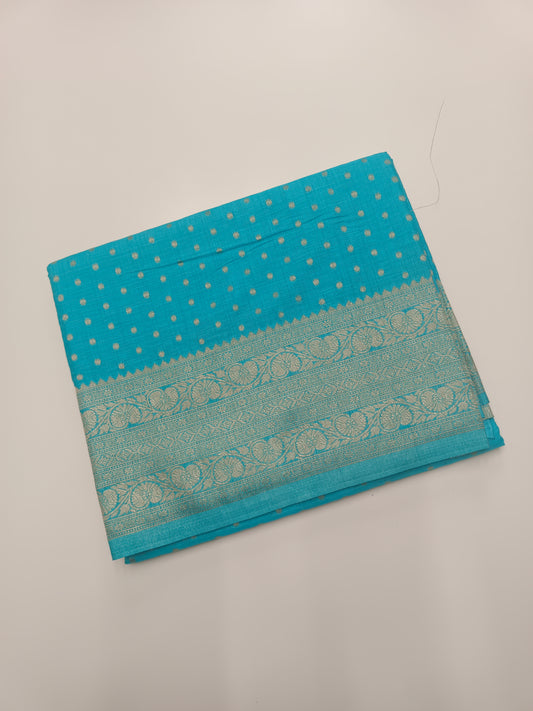SEMI SOFT BANARASI CREPE SAREE