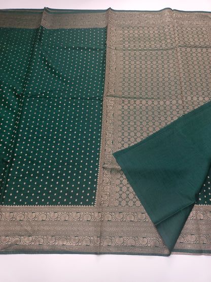 SEMI SOFT BANARASI CREPE SAREE