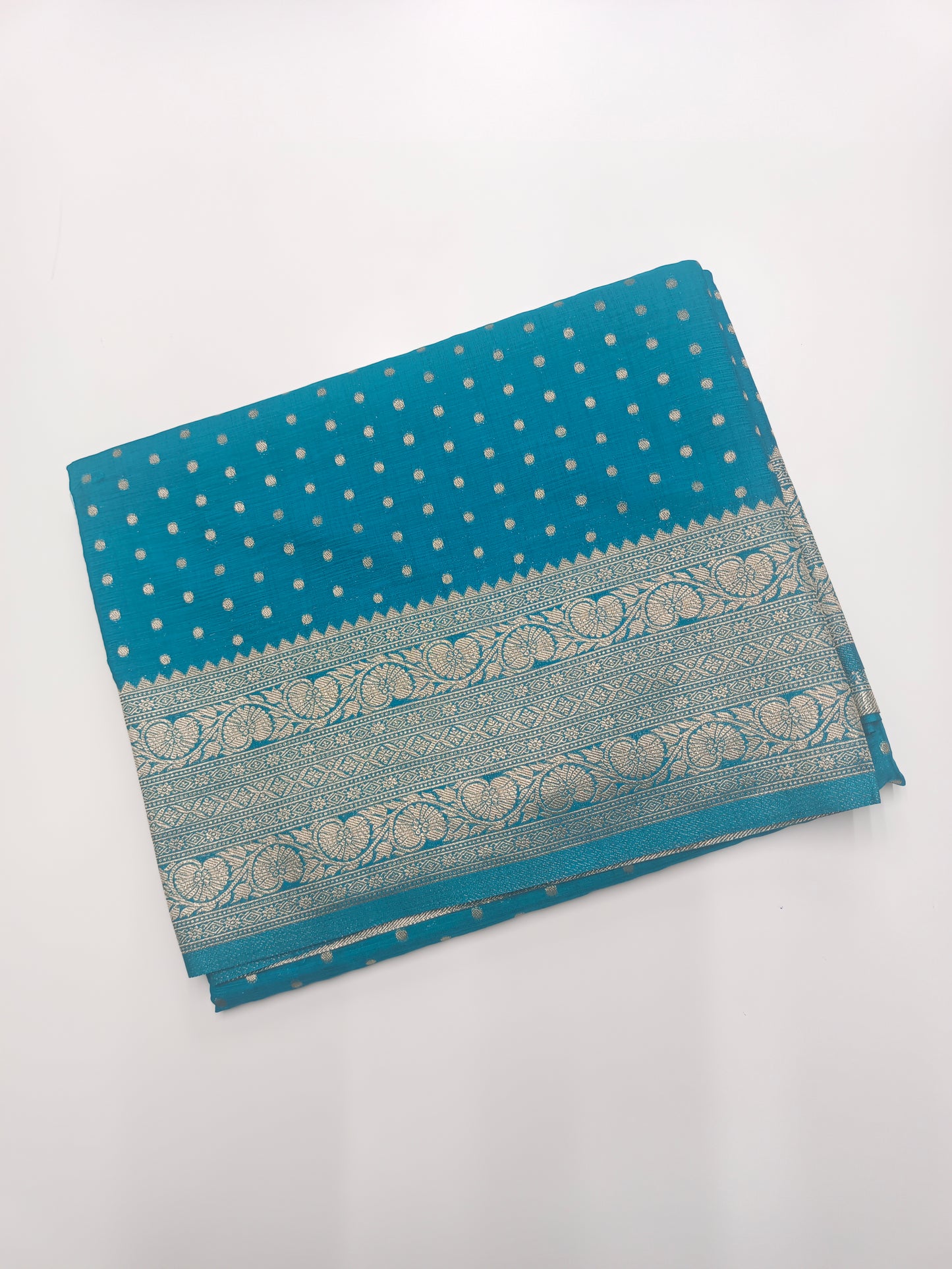 SEMI SOFT BANARASI CREPE SAREE