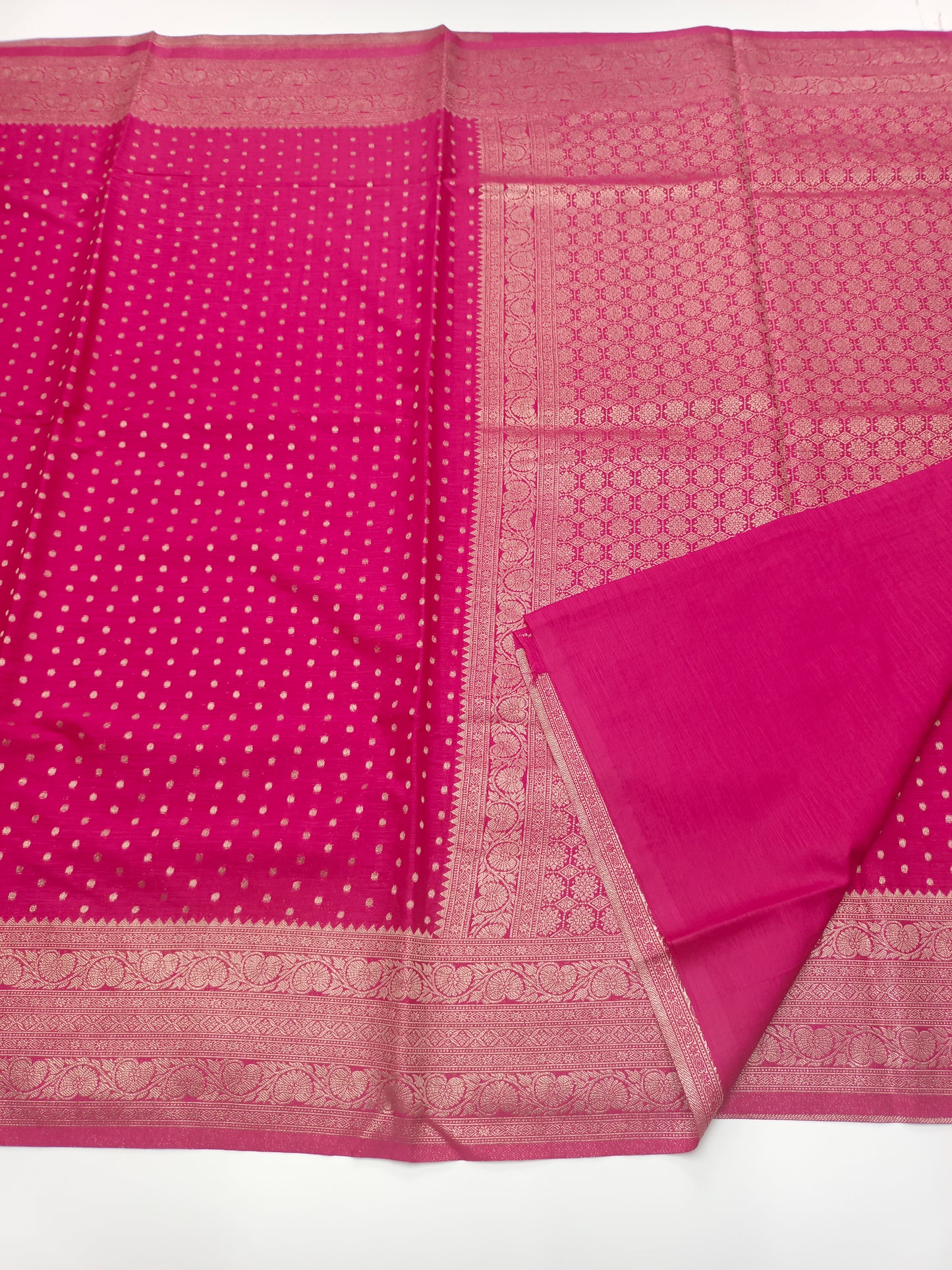 SEMI SOFT BANARASI CREPE SAREE