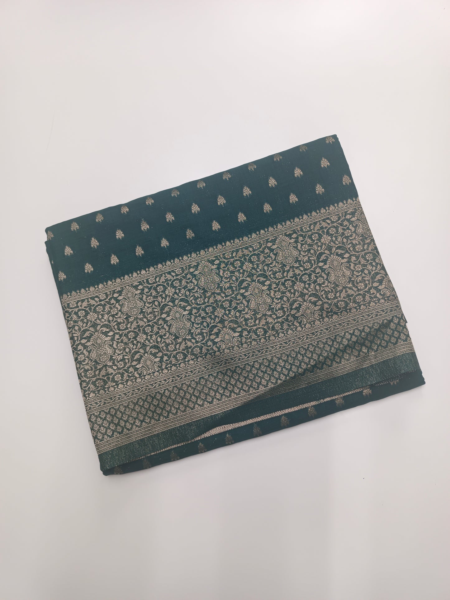 SEMI SOFT BANARASI CREPE SAREE