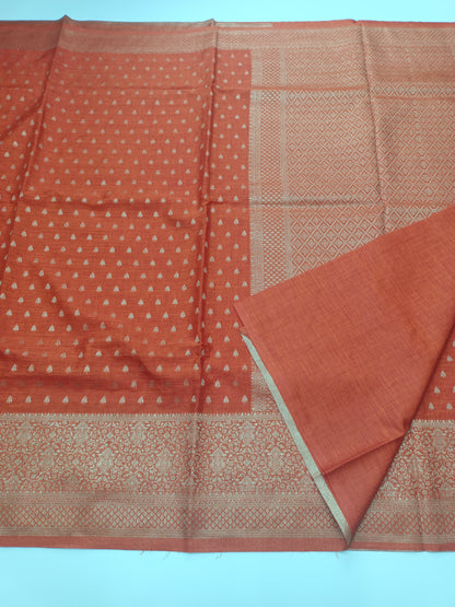 SEMI SOFT BANARASI CREPE SAREE