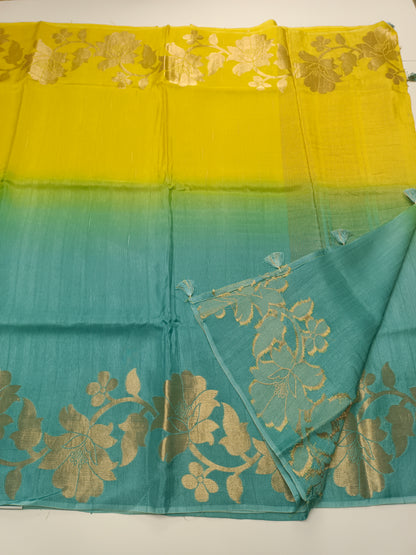 2D FANCY JUTE SILK SAREE