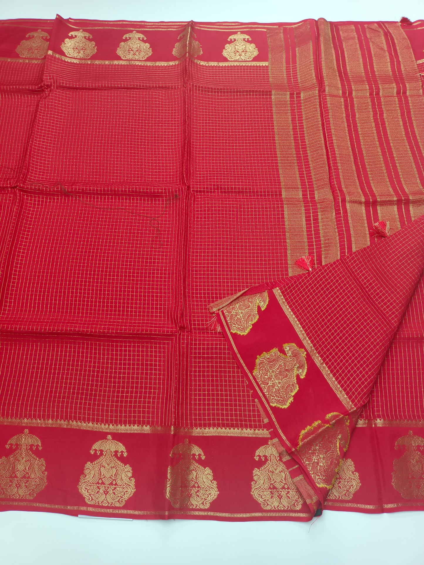FANCY SEMI CREPE SILK SAREE