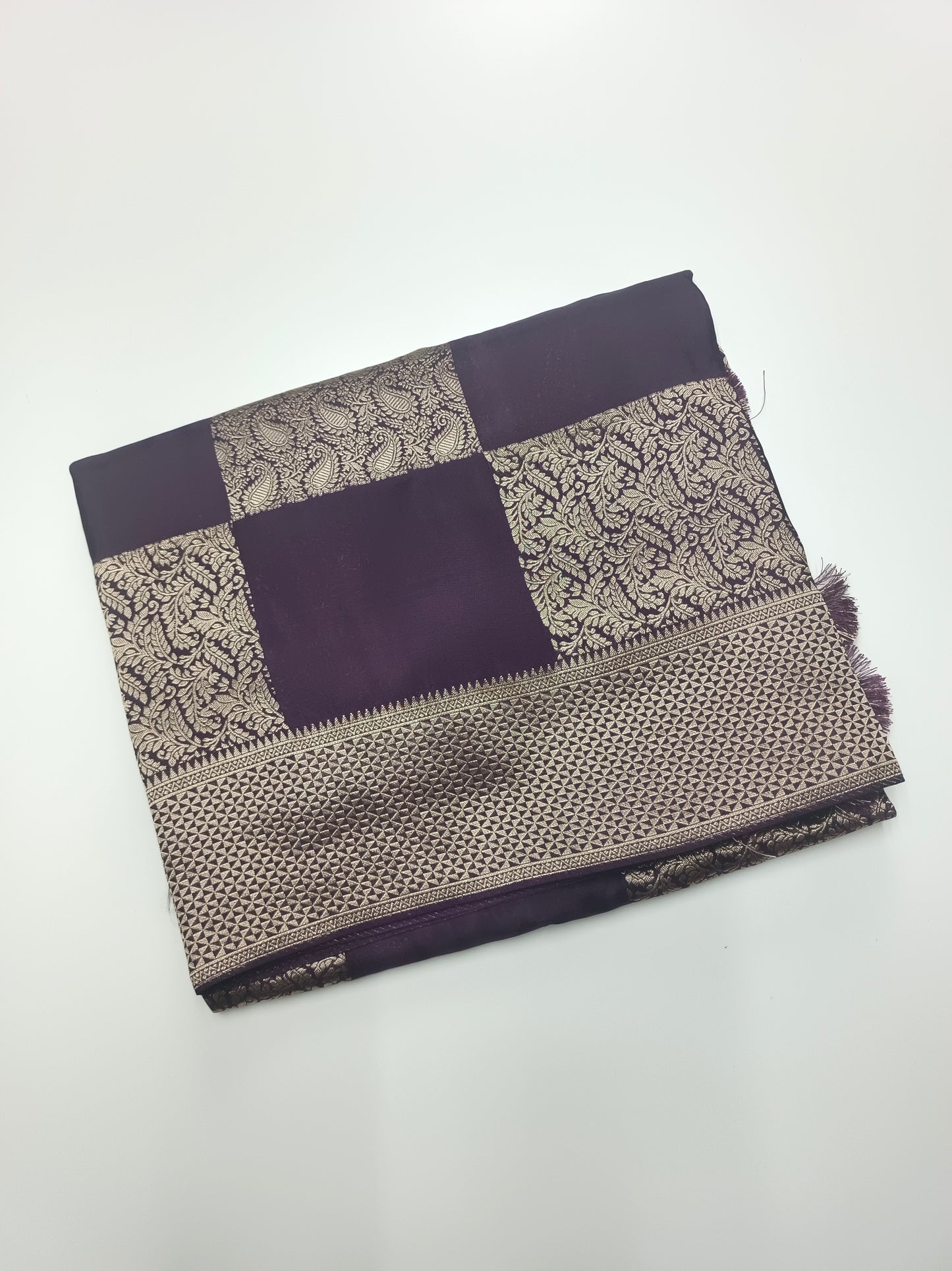 FANCY SATIN CREPE SILK SAREE